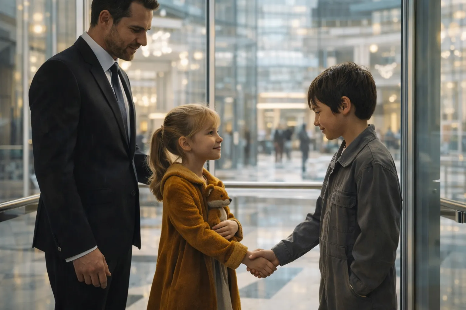 He Shoved the Janitor’s Boy from the Elevator Doors—Then Saw the Steel Bolt