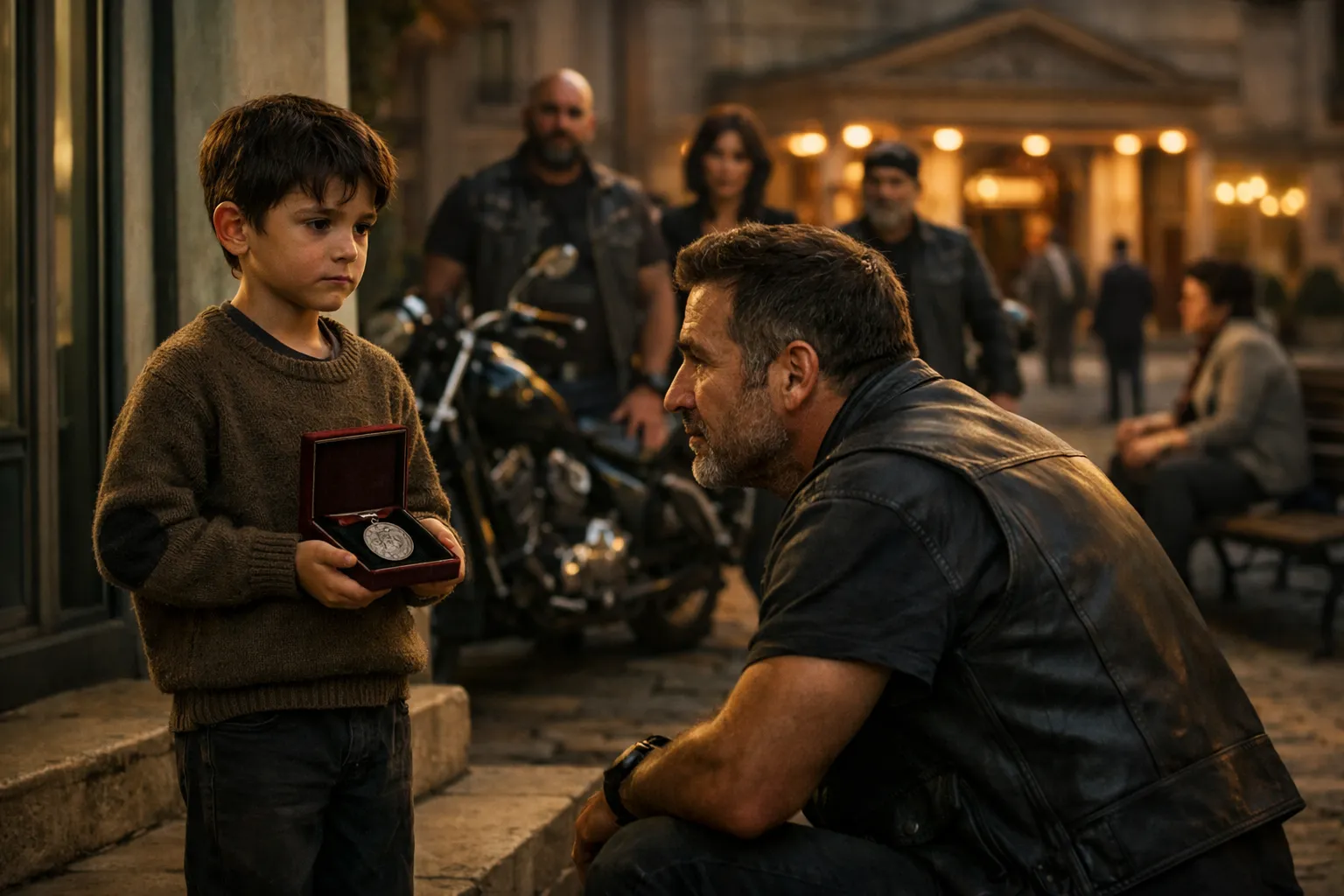 He Tried to Sell His Father’s Medal—Then the Riders Saw the Hero Poster