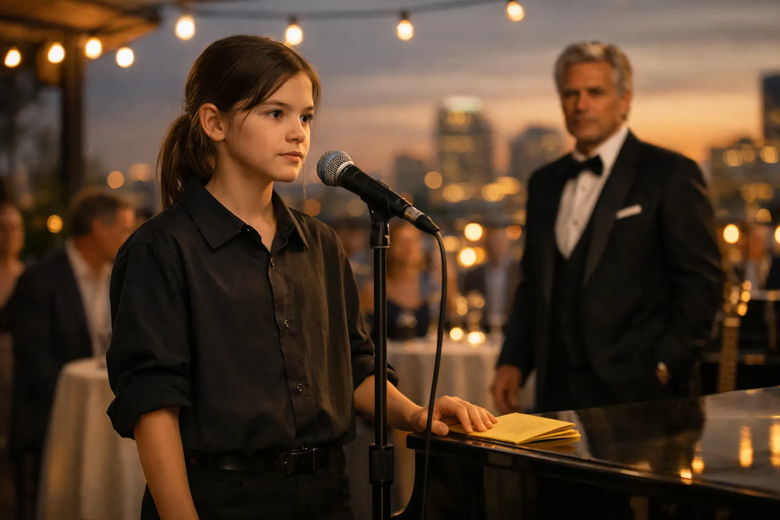 She Asked to Sing at the Gala—Then the Country Star Dropped His Glass