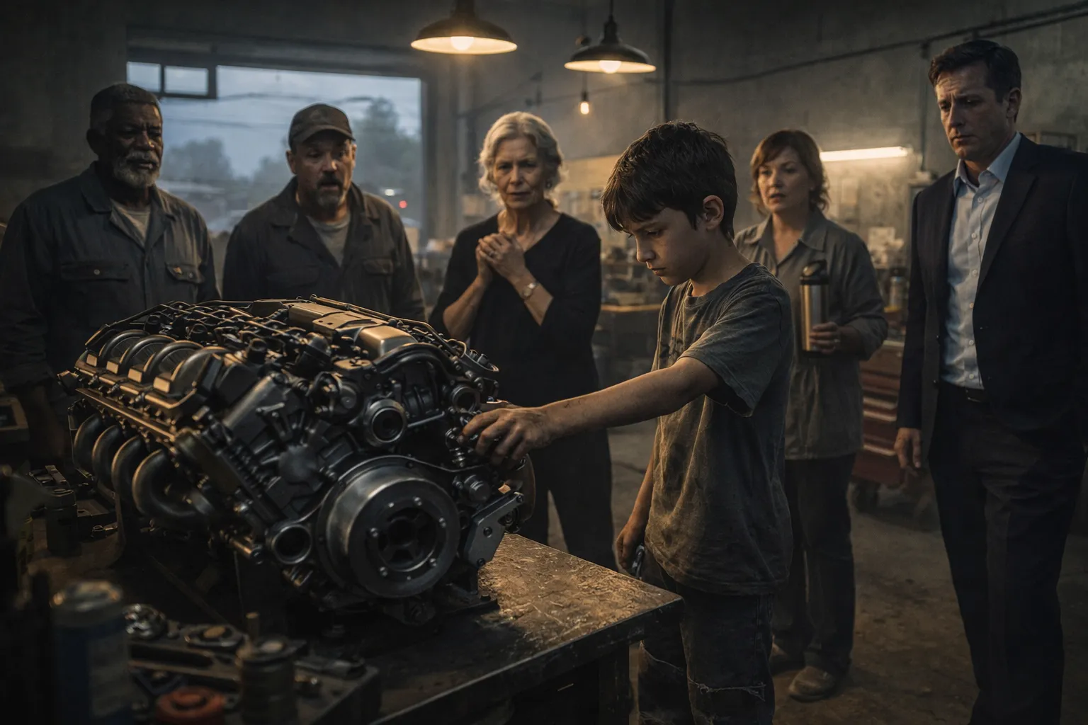 “Fix This Engine and My Job Is Yours,” the Manager Mocked — He Had No Idea Who the Boy Really Was