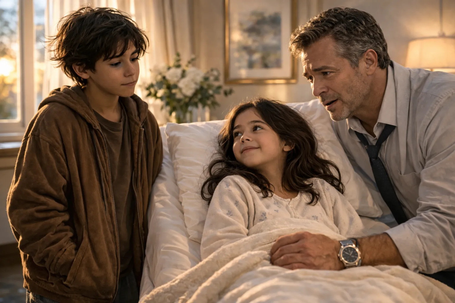 He Was Ready to Let His Daughter Go — Until a Boy in Torn Shoes Told Him to Wait