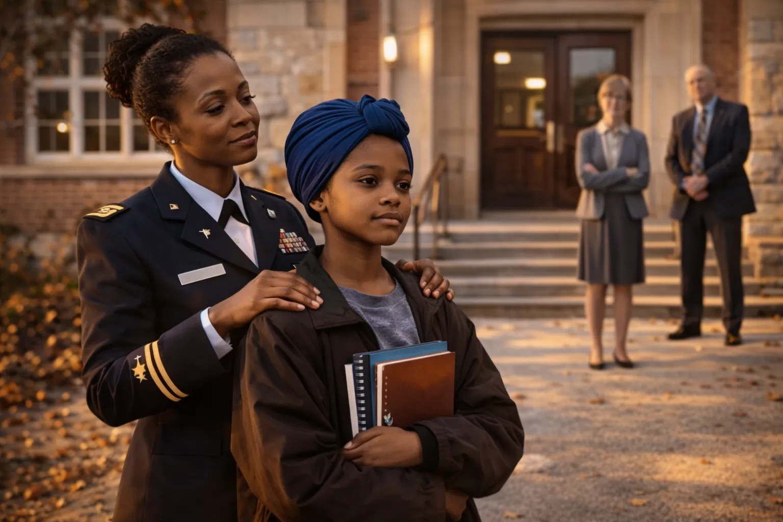 A Teacher Cut Off a 12-Year-Old Girl’s Braids in School—Then Her Mother Walked In and the Silence Changed Everything