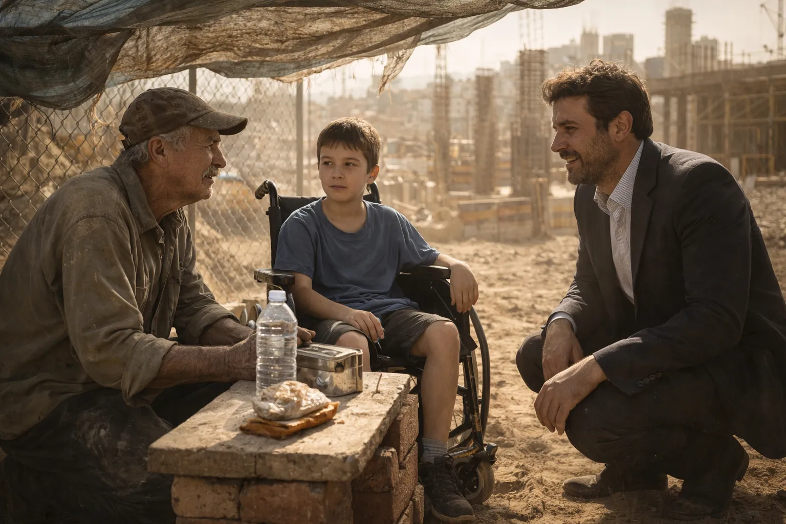 He Shared His Lunch With a Boy in a Wheelchair — Then the Billionaire Owner Stepped Out of a Black Car