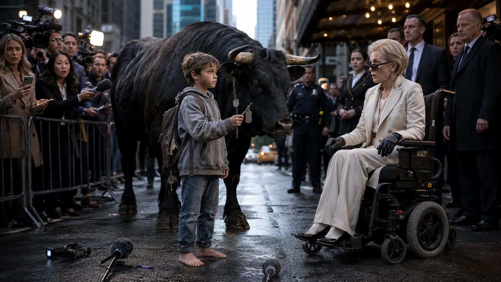 A Little Boy Stopped a Charging Bull — Then Told a Billionaire, “You Owe Me Answers”