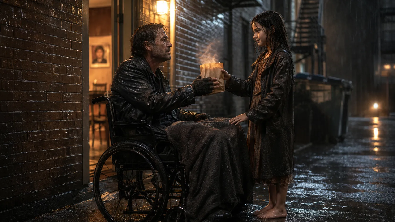 A Hungry Girl Touched a Paralyzed Man’s Legs — By Morning, He Could Walk Again