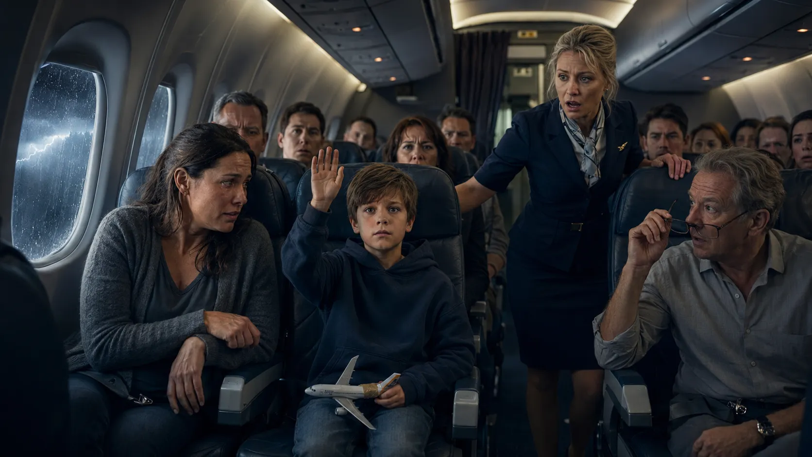 They Laughed When a 9-Year-Old Said He Could Save the Plane — Then the Captain Heard His Father’s Name