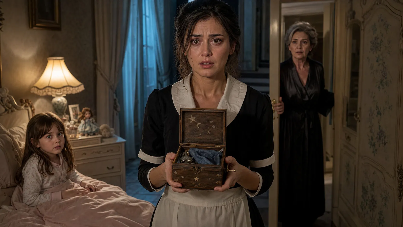 She heard her missing daughter’s lullaby inside the millionaire’s mansion — and the silence in the house began to crack