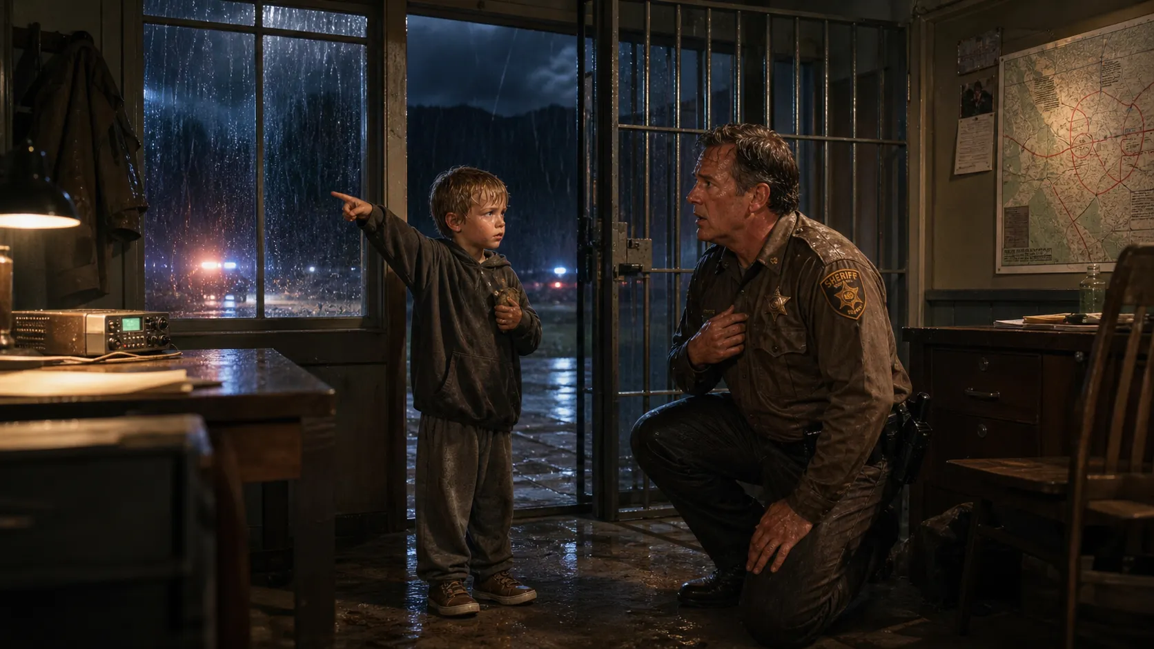 They locked the silent boy in a cell while the storm raged — by morning, the town learned he had been the only one trying to save them
