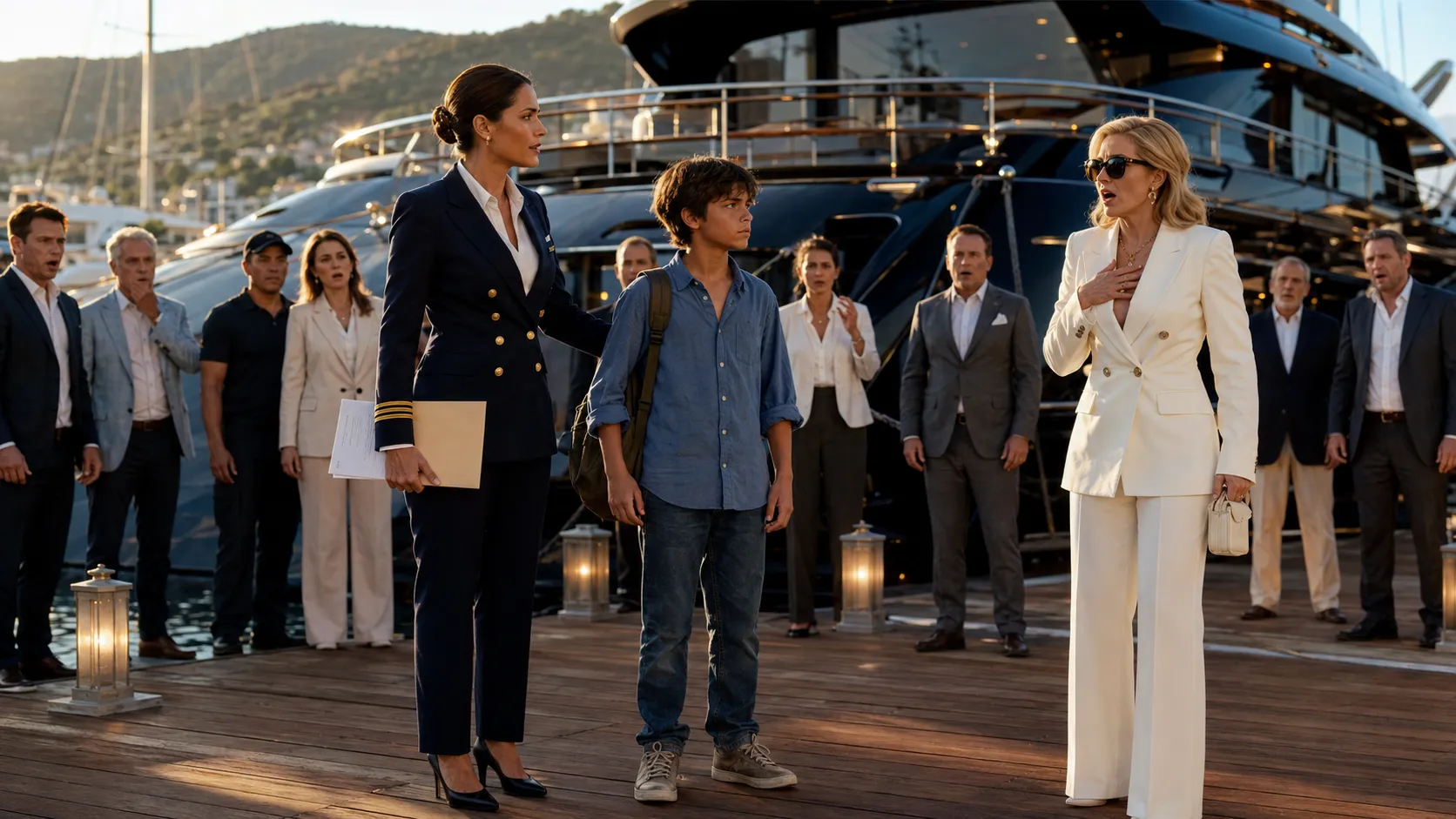 She Kicked a Poor Boy Off a Yacht — Then the Harbor Learned Who He Really Was